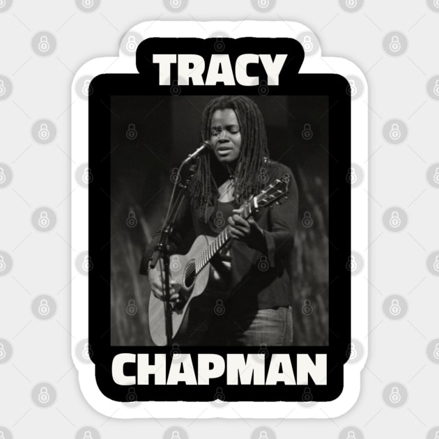 Tracy Chapman Sticker by PlokadStories